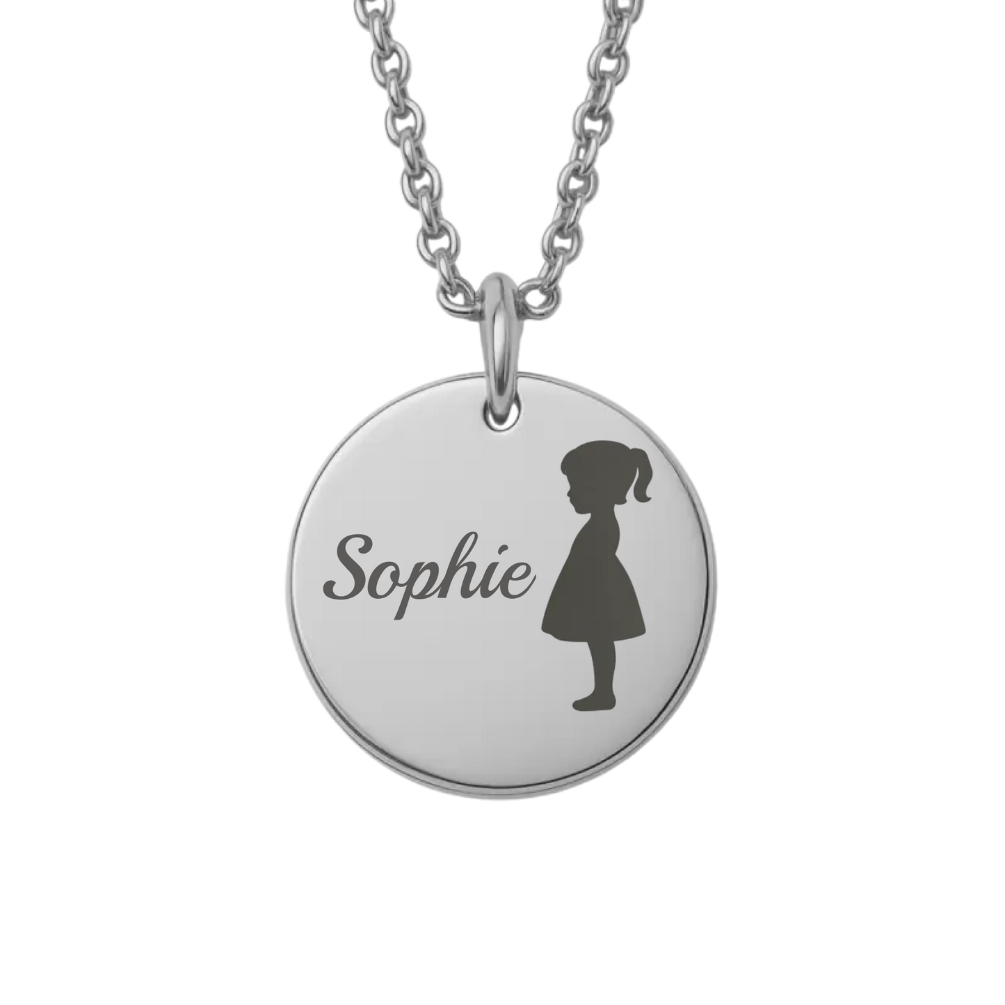 Kinderumriss Namens-Kette