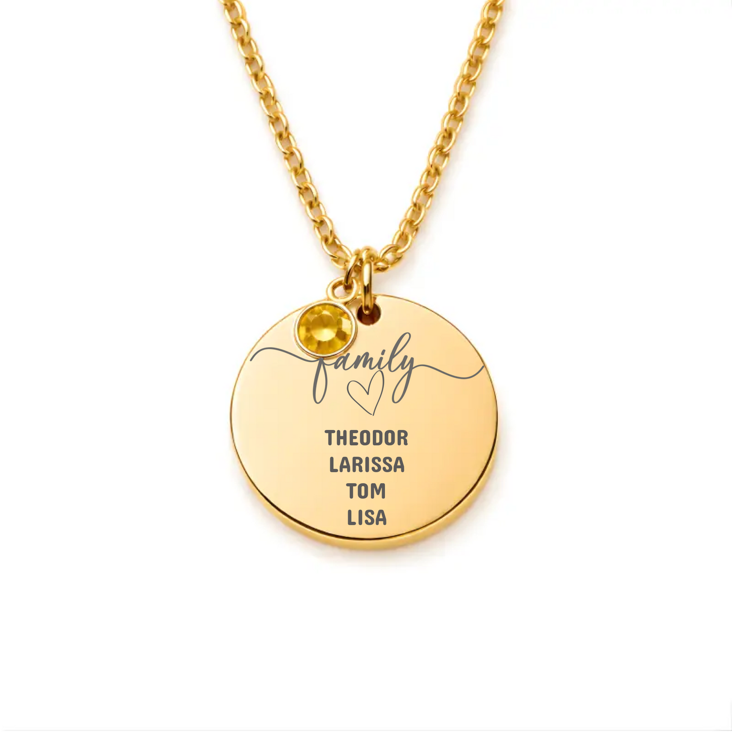 Geburtsstein Familien Namenskette