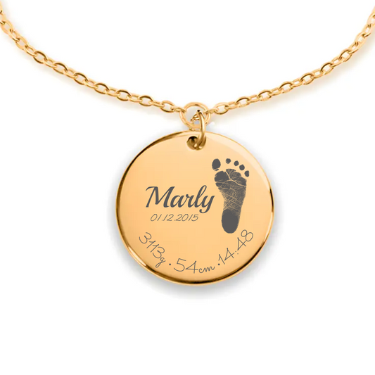 Fussabdruck Namensarmband