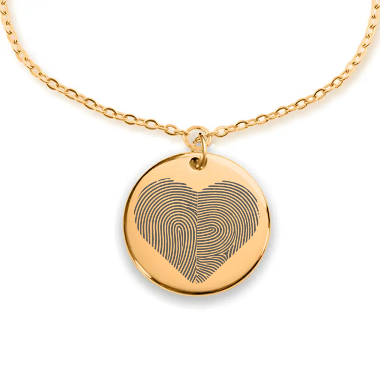 Herz Fingerabdruck Armband