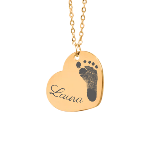 Fußabdruck Herzkette