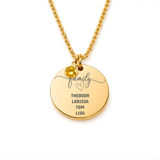 Geburtsstein Familien Namenskette