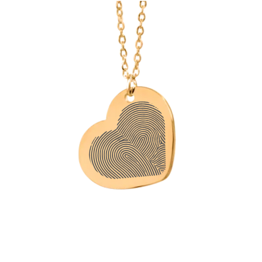 Fingerabdruck Herzkette