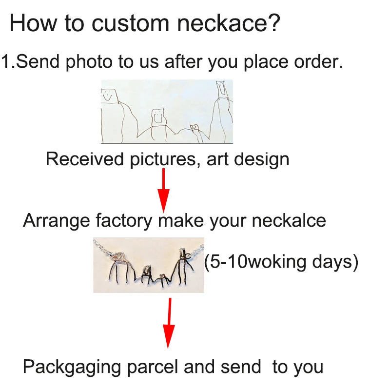 HANDSCHRIFT HALSKETTE