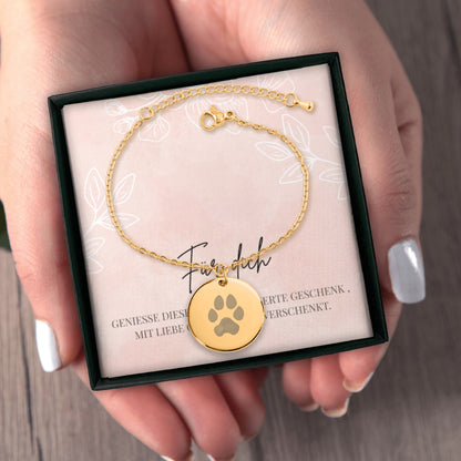 Pfotenabdruck Armband