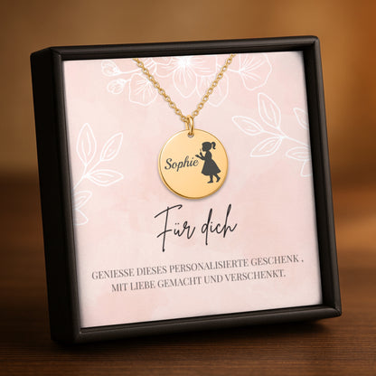 KInderumriss Namens-Kette