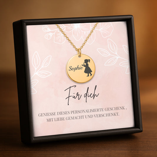 KInderumriss Namens-Kette