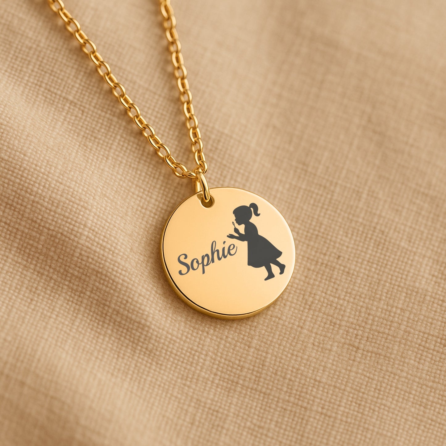 KInderumriss Namens-Kette