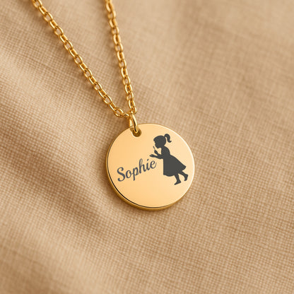 KInderumriss Namens-Kette