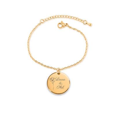 Namens Blumenarmband