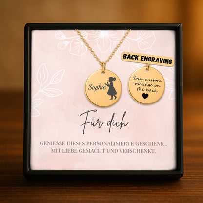 KInderumriss Namens-Kette