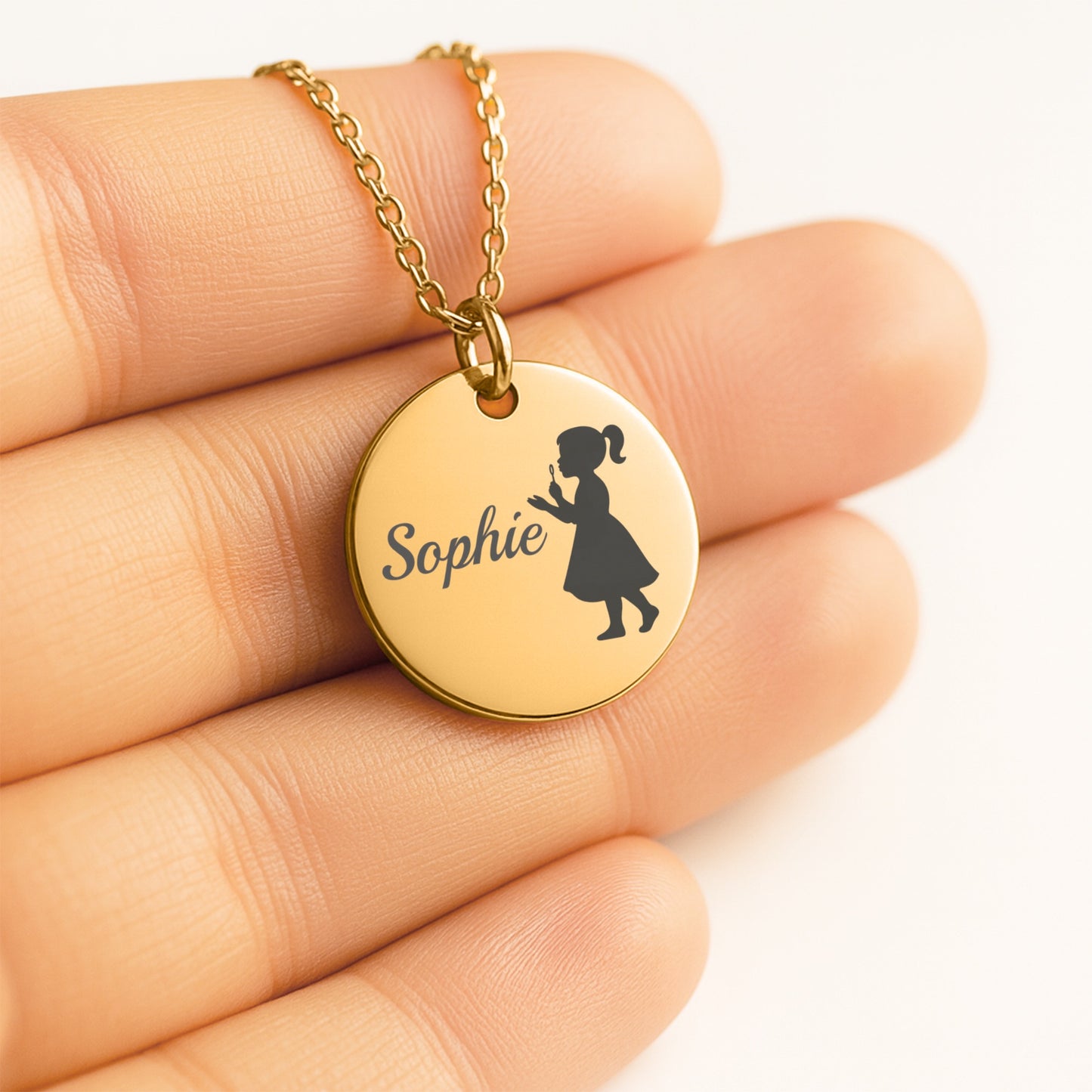 KInderumriss Namens-Kette