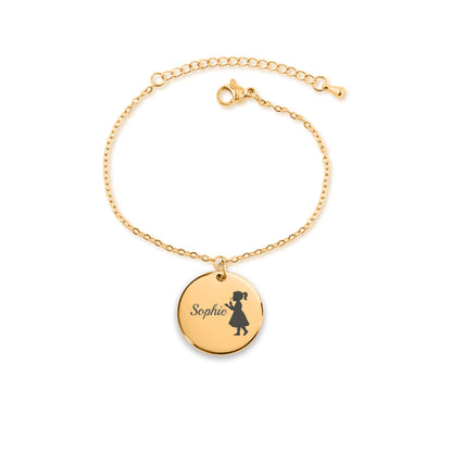 KInderumriss Namensarmband