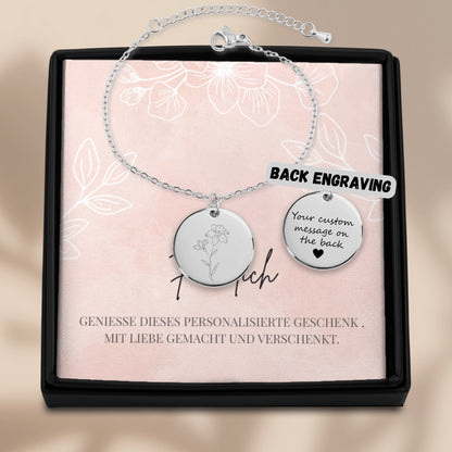 Geburtsblumen Armband
