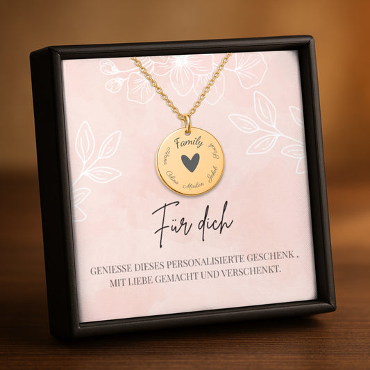 "Family" Kette mit Namen